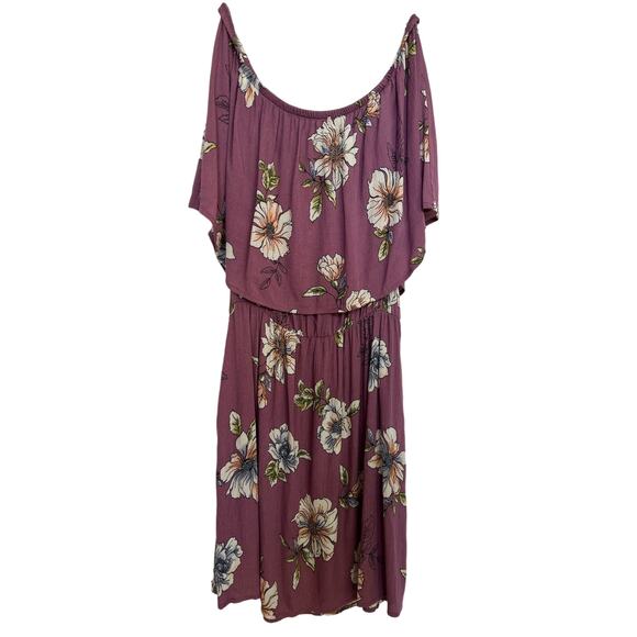 Promesa Off Shoulder Floral Dress Medium - Picture 2 of 2